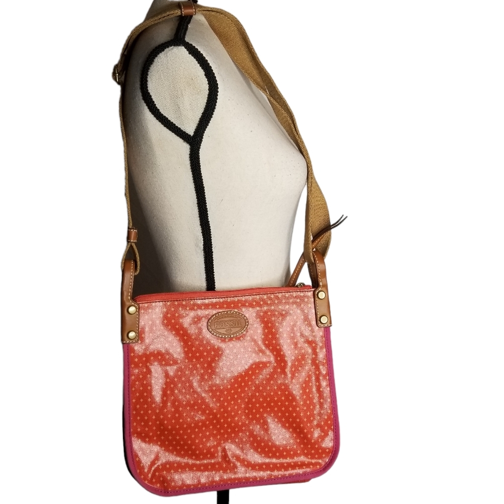 FOSSIL Women's Orange CROSSBODY BAG
